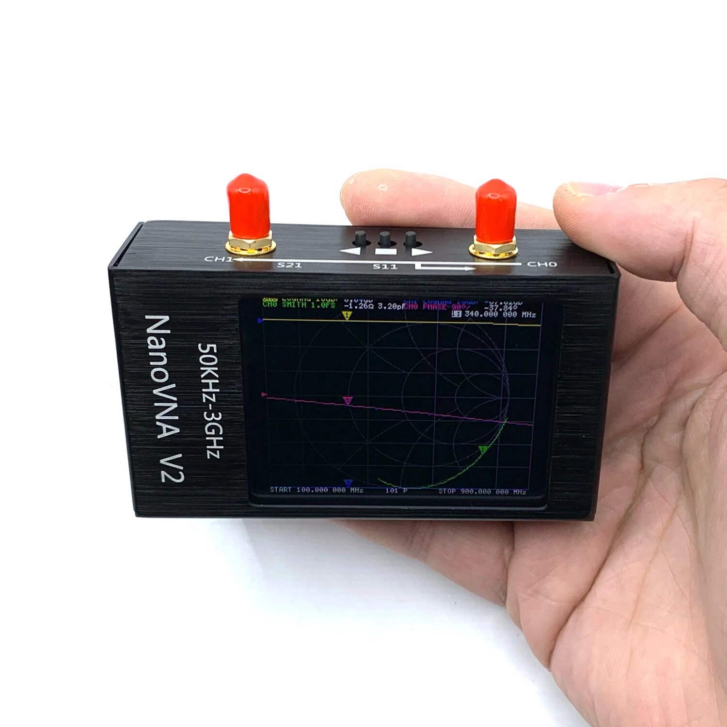 NanoVNA V2 3GHz Vector Network Analyzer | 70dB Dynamic Range, 2.8 Display & Cal Kit - Image 3