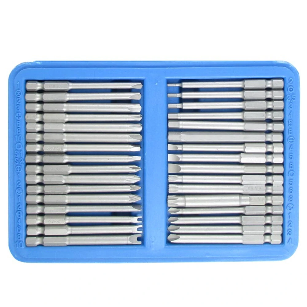 Hi-Spec 50Pcs 75mm Long Reach Bit Set | Torx, Hex, Pozi, Phillips - Image 4