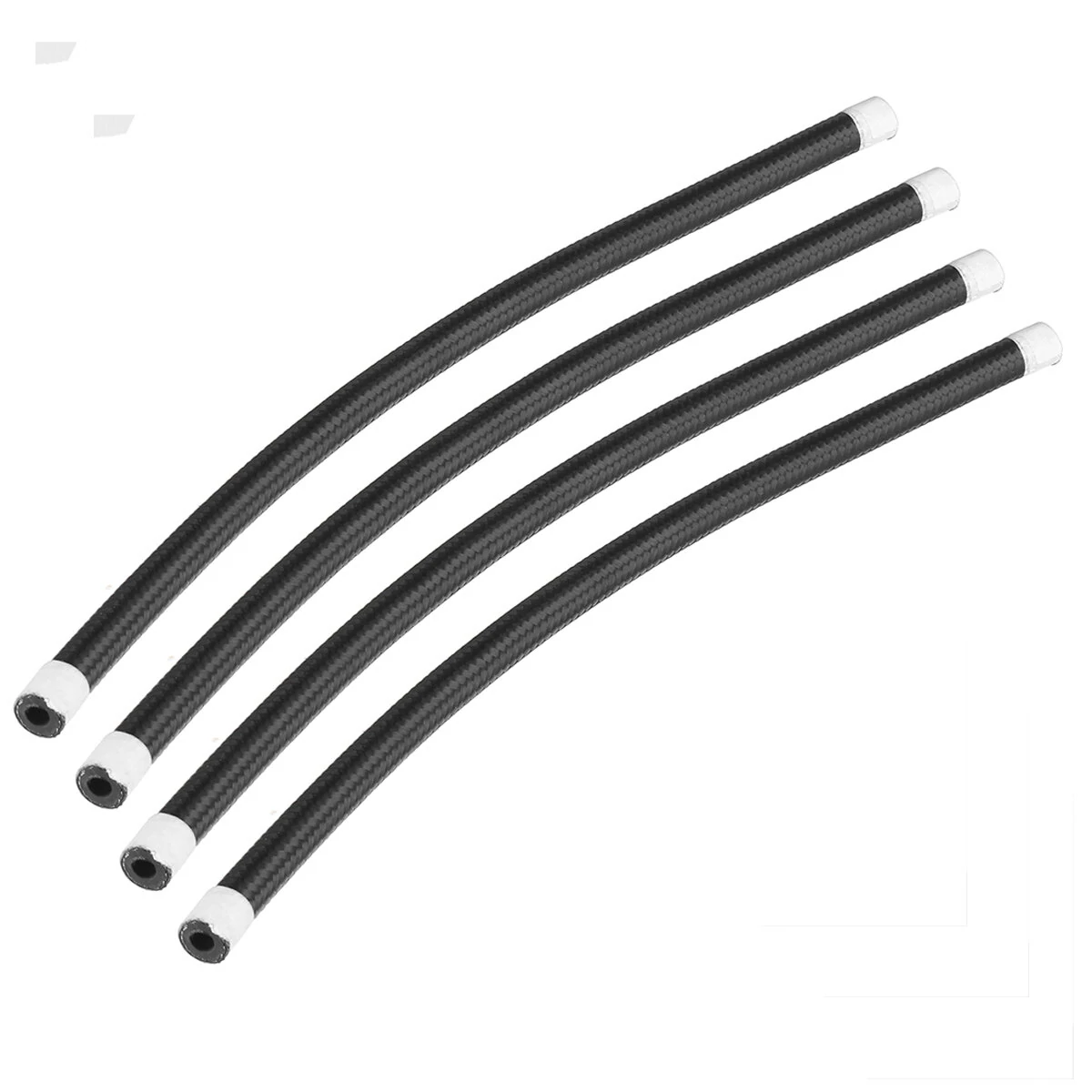 AN4 AN6 AN8 AN10 Fuel Hose Line - Nylon Stainless Steel Braided - 1FT Length - Image 2