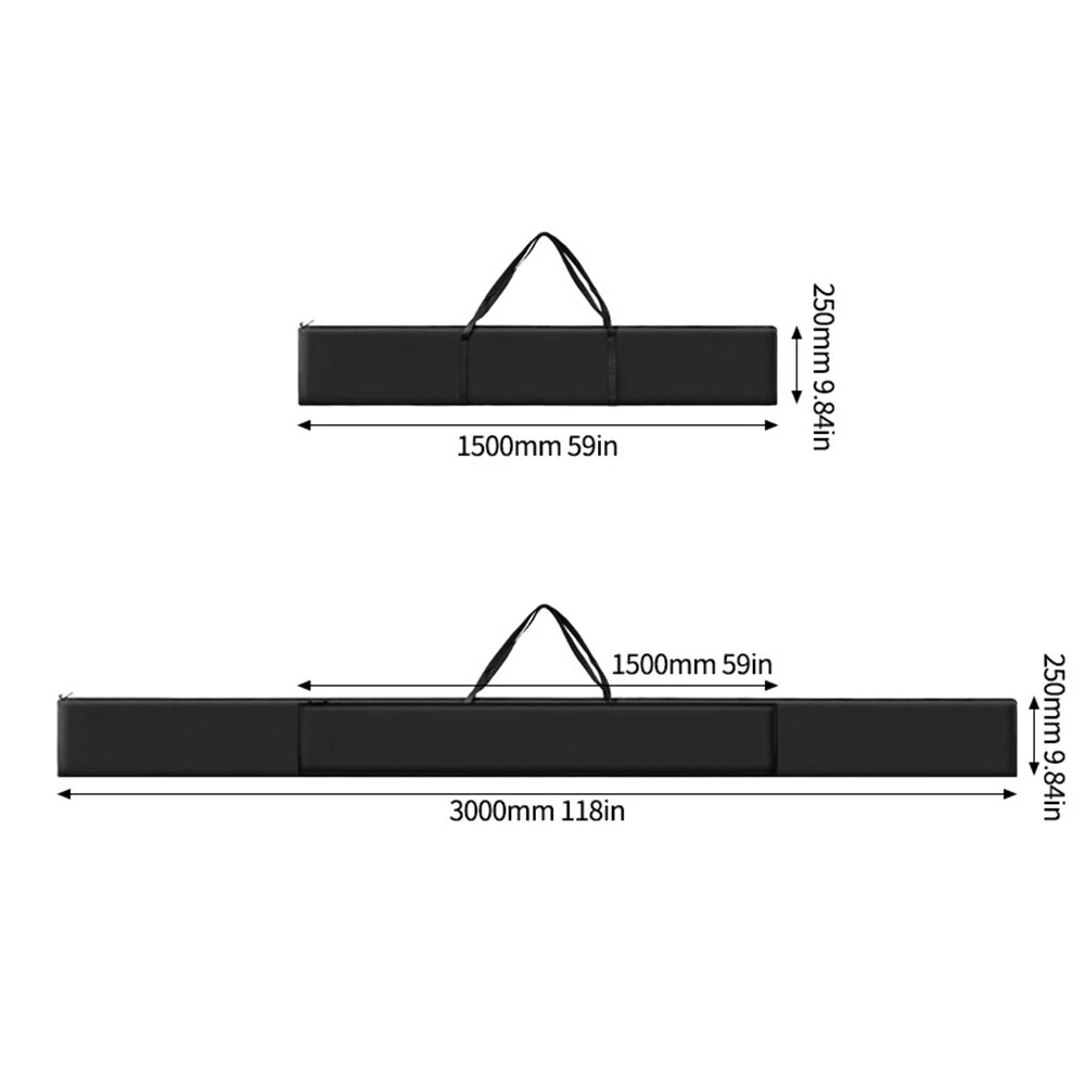 RUITOOL Premium Track Saw Guide Rail Bag - 150cm Oxford Cloth Heavy Duty Case for Makita Festool - Image 2