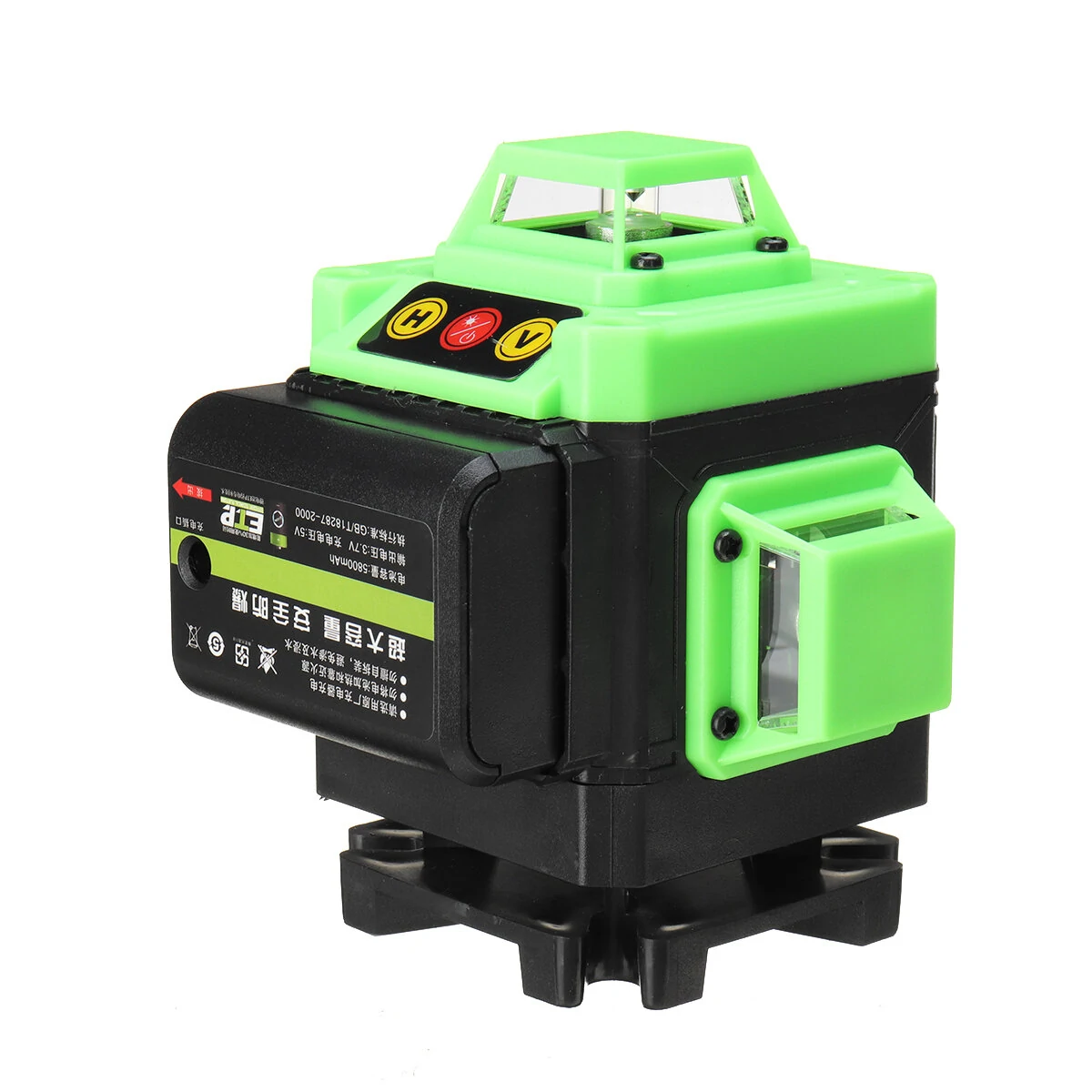 Green Light Laser Level - 360 Degree Horizontal & Vertical Cross Line | 8/12/16 Lines - Image 2