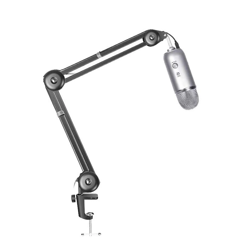 Heavy Duty Microphone Stand with Adjustable Suspension Boom Arm | Recording - Image 2