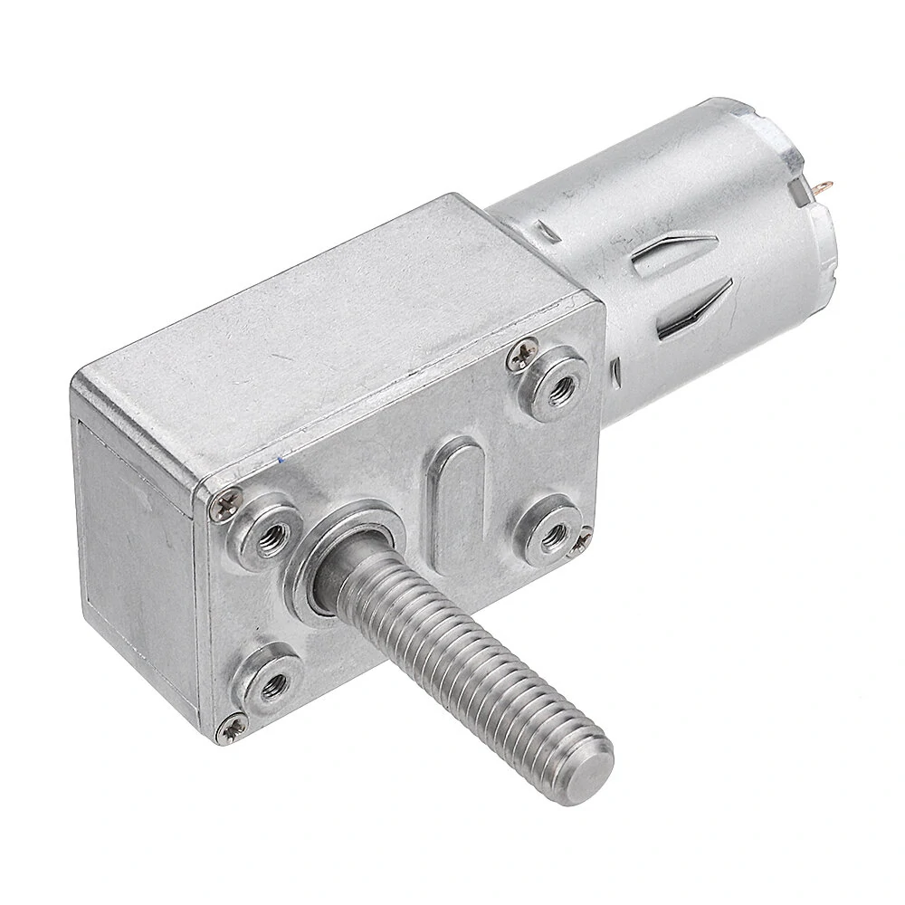 Machifit JGY370 DC 12V Worm Gear Motor - 10-150RPM Self-Locking Reduction - Image 4