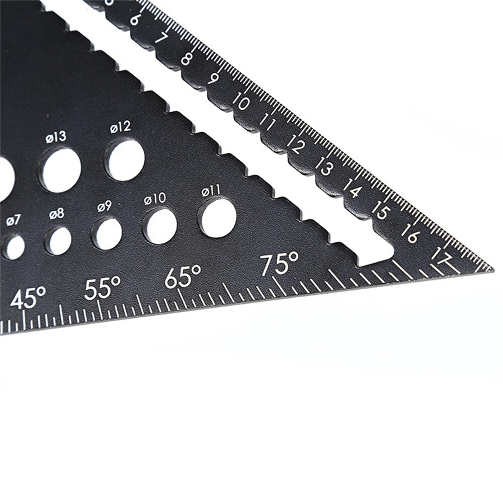 Aluminum Alloy Triangle Ruler - 45/90 Degree Angle Square for Woodworking | High Precision - Image 3