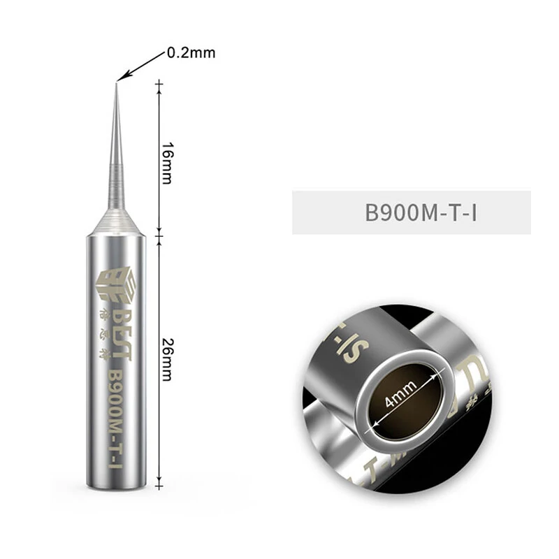 B900M-T-I Soldering Iron Tips - 0.2mm Oxygen-Free Copper for 936/937 Station - Image 2