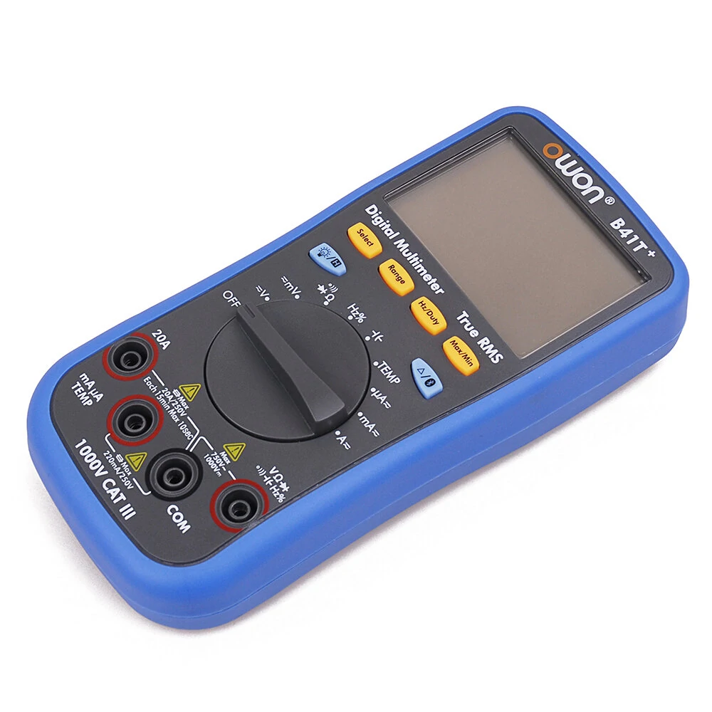 OWON B41T+ Digital Multimeter - Bluetooth True RMS Tester | 3-in-1 Datalogger - Image 4