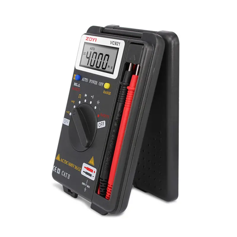 ZOYI VC921 Mini Digital Multimeter - Autoranging 4000 Counts AC DC Voltmeter - Image 4