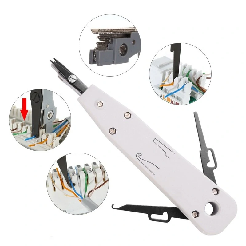 Handskit Network Cable Pliers Tool Set - Wire Stripper, Screwdriver & Cable Tester - Image 2
