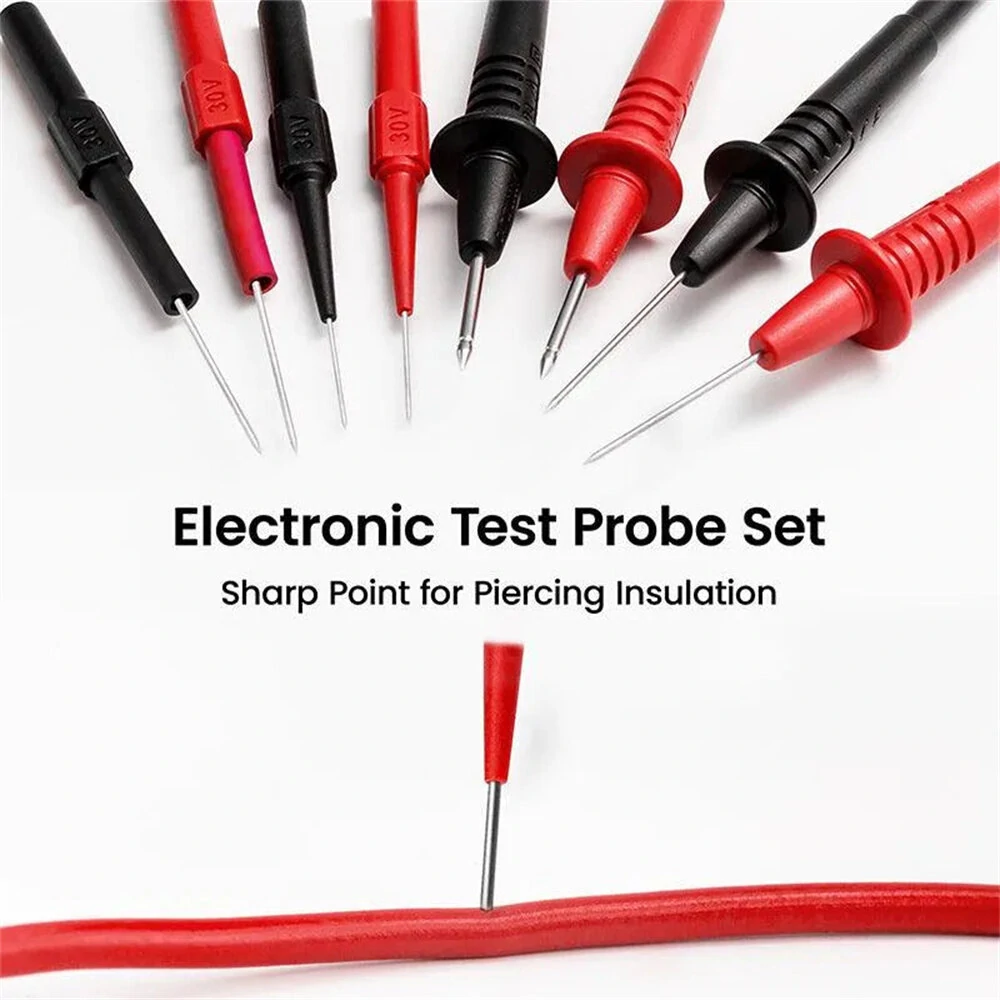 KAIWEETS KET05 Multimeter Test Lead Kit | CAT IV 600V 15A | Stackable Interchangeable Design - Image 3
