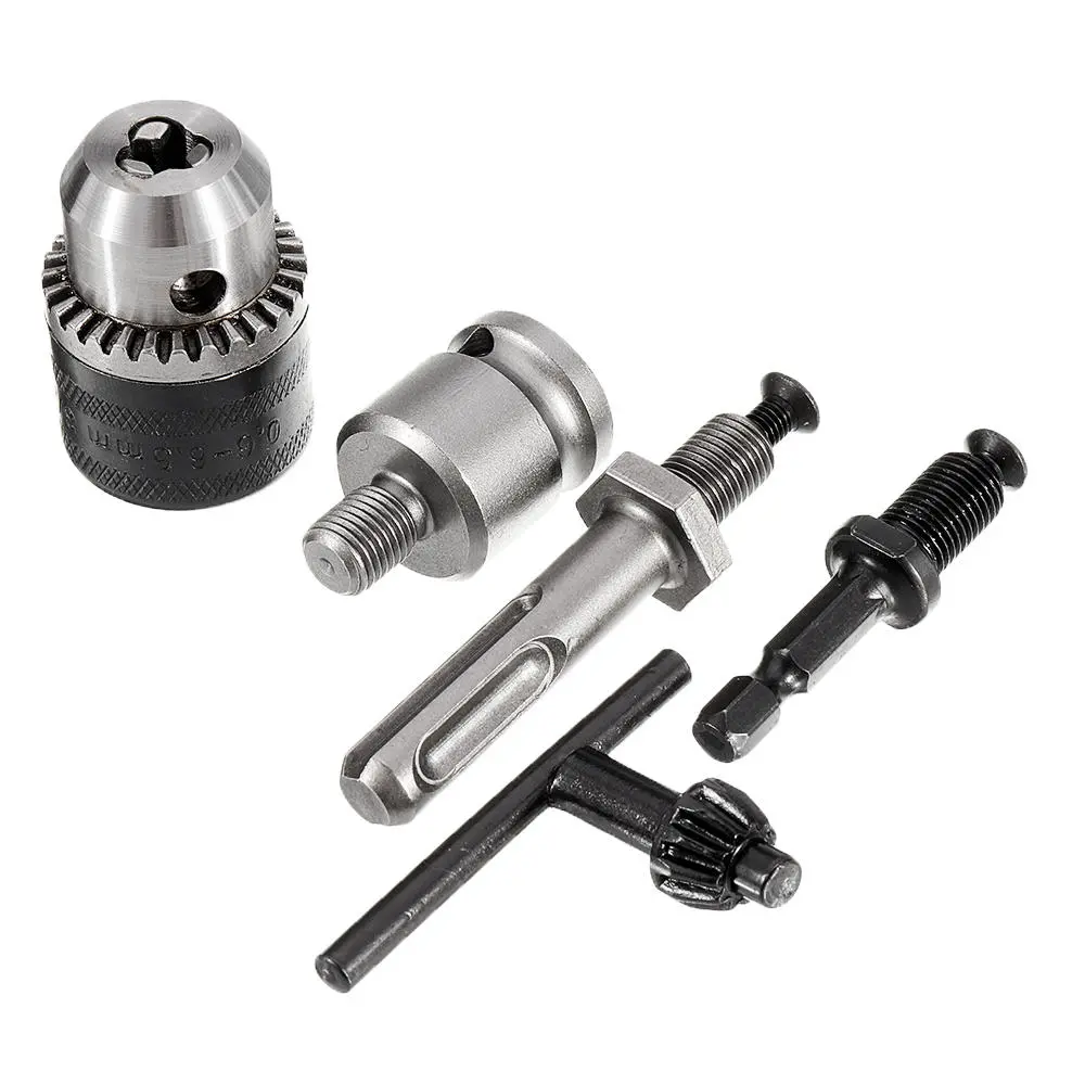 Drillpro 3/8-24UNF Drill Chuck Adapter | 0.6-6.5mm for Impact Wrench to Electric Drill - Image 2
