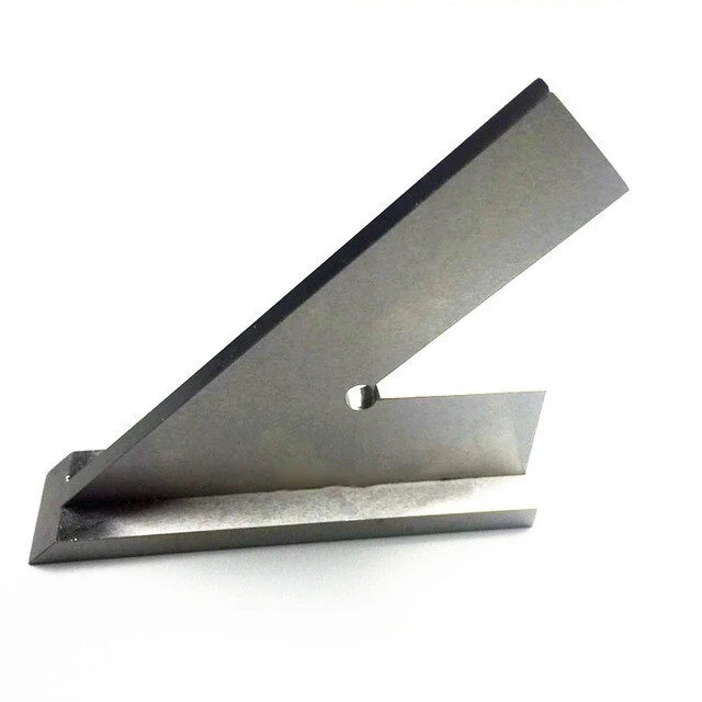 45 Degree Square Ruler Angle Gauge - Wide Base Steel 45° Try Square for Machinists - Image 4