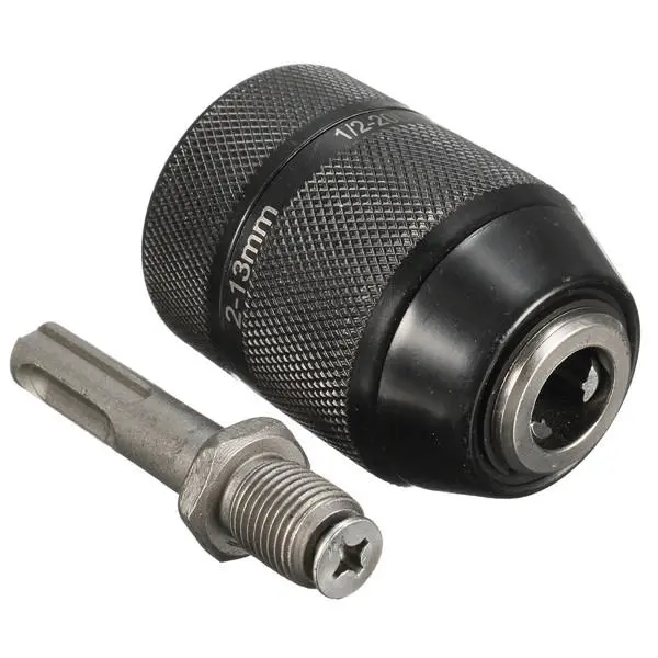 2-13mm Keyless Drill Chuck with SDS Adaptor | Drill Attachment Tool - Image 2