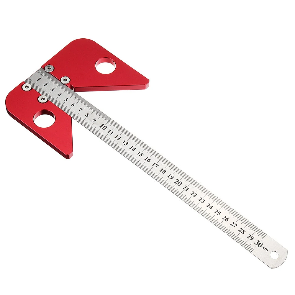 Woodworking Center Scriber - 45 Degree Angle Line Caliber Ruler & Measuring Tool - Image 2