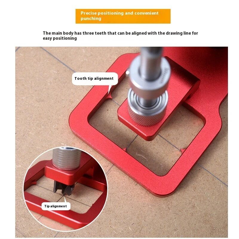 Wnew 19mm 20mm Vertical Drill Guide Set | Precision Hole Punch Locator for Woodworking - Image 4