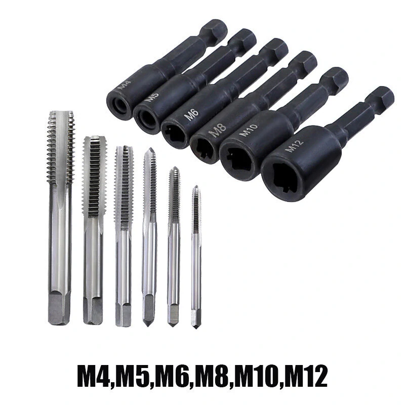 1/4 Hex Shank Machine Tap Sleeve | Lengthened Tapping Chuck | Strong Wind Internal Thread Return - Image 4