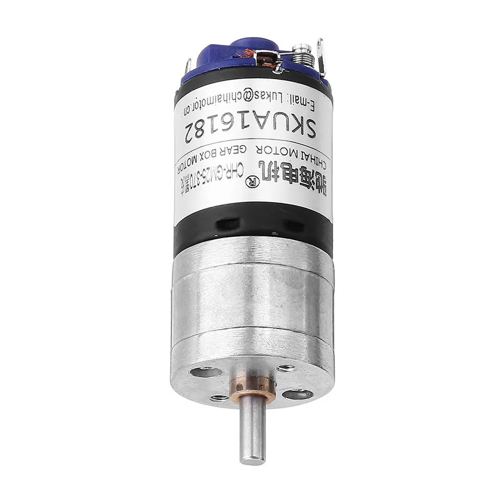 CHIHAI CHR-GM25-BK370 DC Gear Motor - 12V 2000RPM High Speed Strong Magnetic - Image 4
