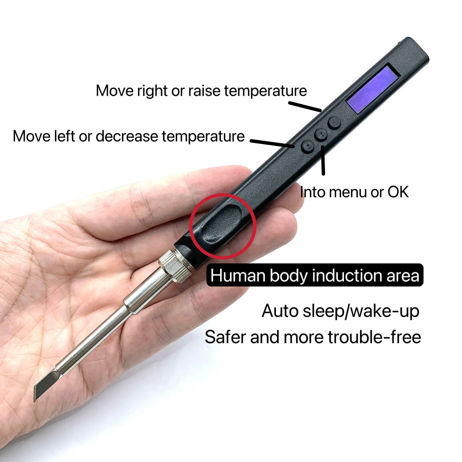 PTS80 T12 Smart Soldering Iron Kit - 65W PD 72W DC - Adjustable Temperature Portable Welding Station - Image 2