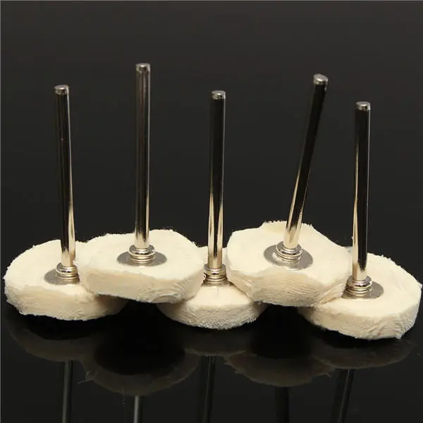 5pcs 25mm Felt Polishing Buffing Wheels for Rotary Grinder Tool | 1 Inch - Image 3