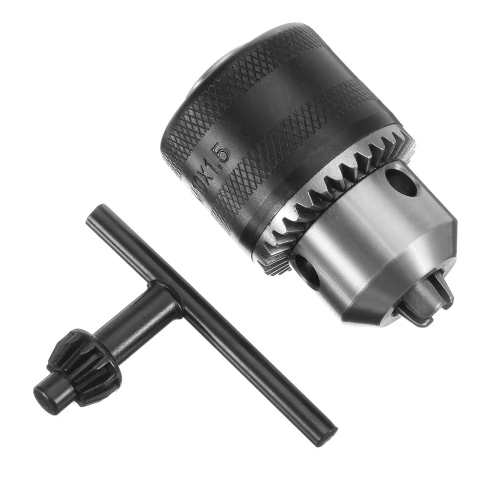 M10 Keyed Drill Chuck Adapter Kit | 1.5-10mm Conversion Tool & Wrench - Image 3