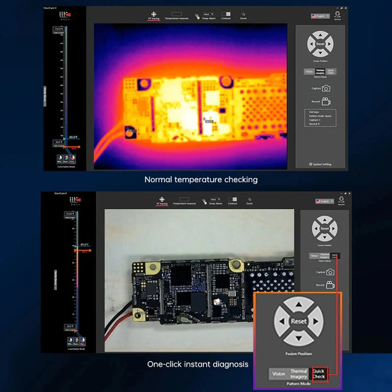 ShortCam II Thermal Imaging Camera - Wide Angle & Compact - Efficient Temperature Measurement - Image 4
