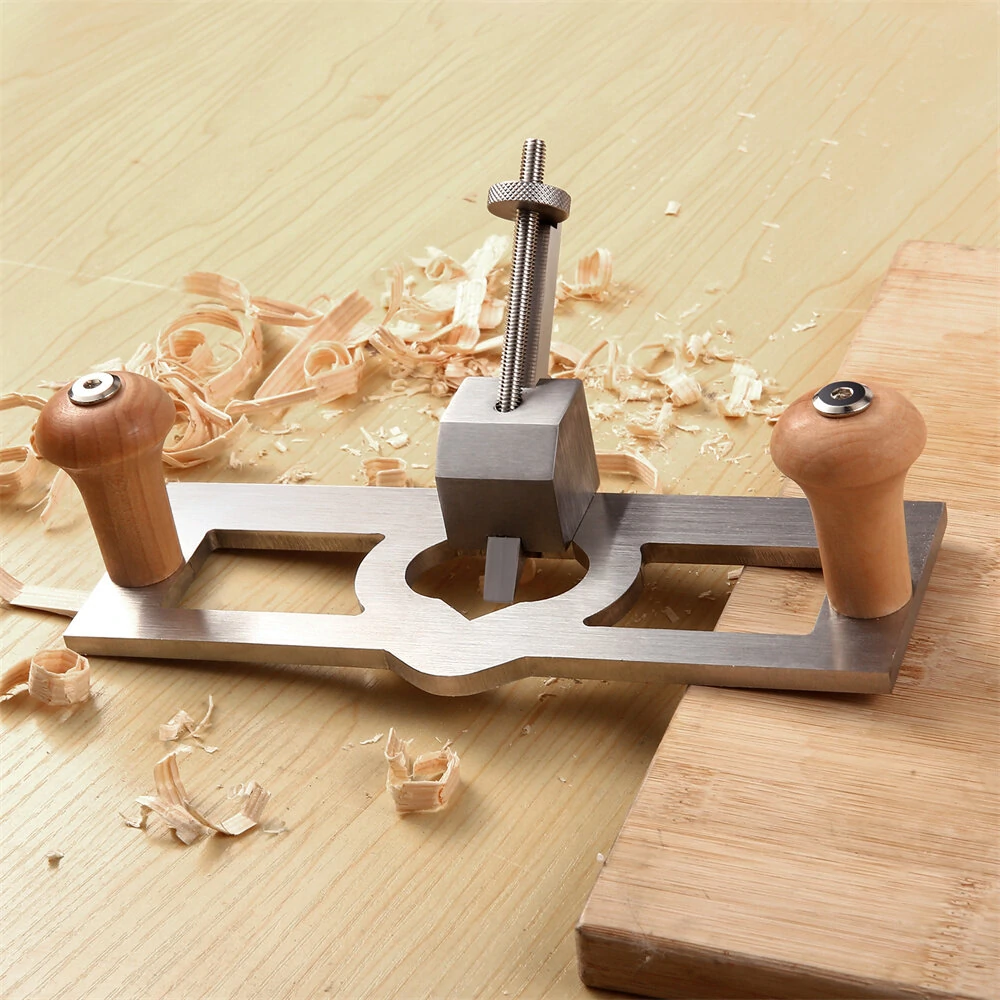 Router Plane Hand Tool - Adjustable Woodcraft Trimming Knife with Depth Stop | Woodworking - Image 2