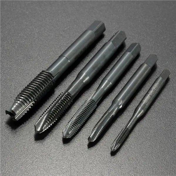 M3-M8 HSS Nitride Coated Metric Spiral Hand Tap | Screw Thread Tap Set - Image 3