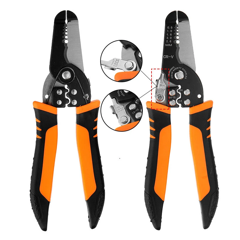 Multifunctional Cable Crimper - Wire Stripper Cutter & Scissor Pliers Tool - Image 3