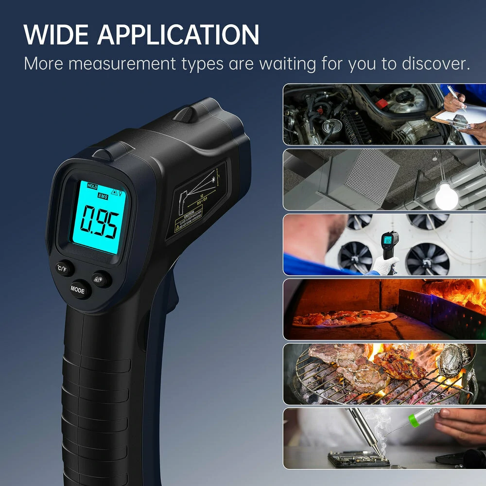 ERICKHILL ROOK 600C Infrared Thermometer | -58°F to 1112°F Range | High Accuracy & Fast 0.5s Response - Image 3