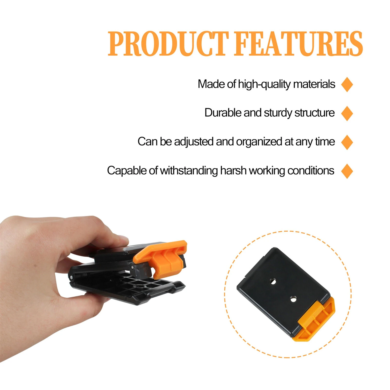 Tool Belt Clip for TOU-CT Models | Quick Release Design - Strong Plastic Material - Image 4