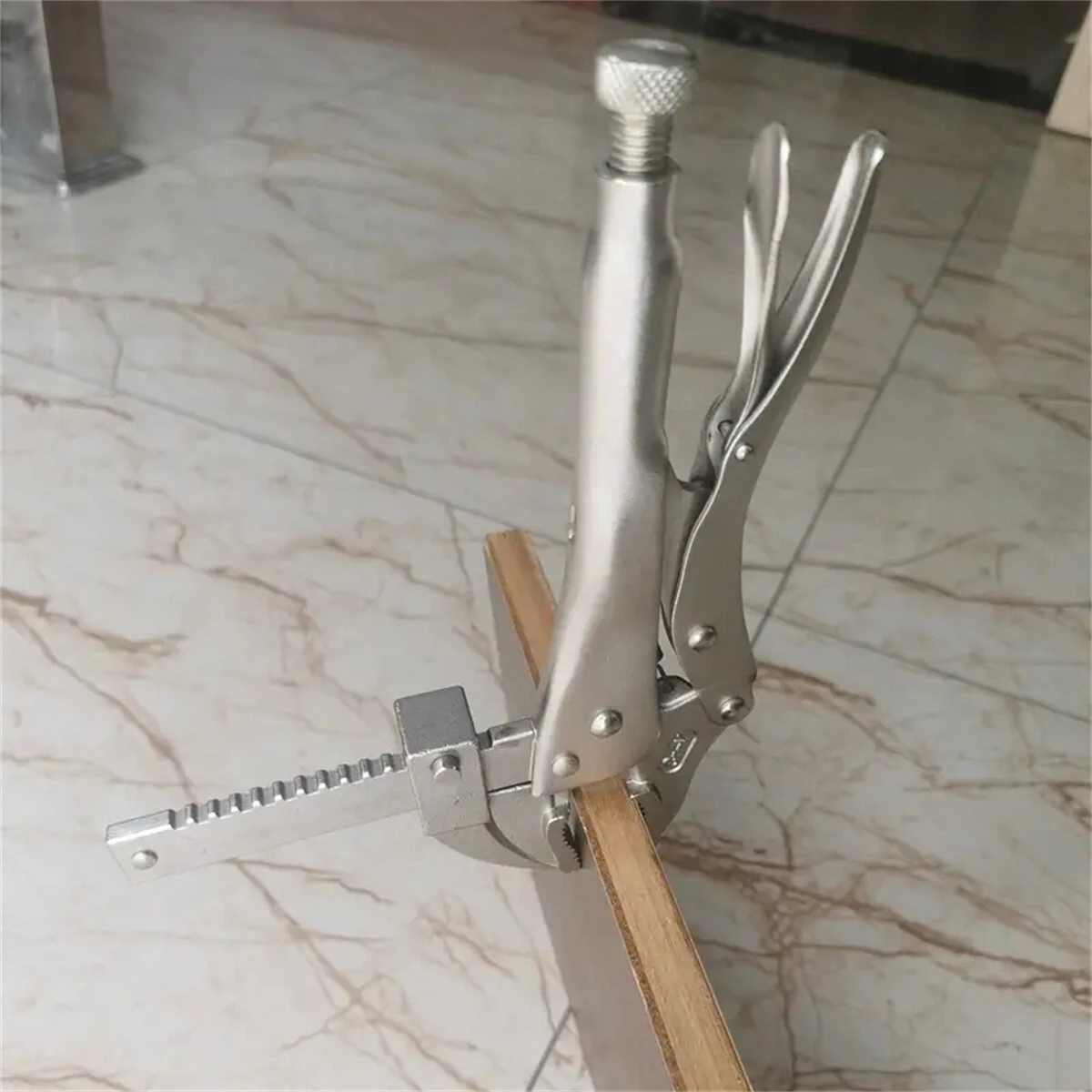 Vise Grip Locking Pliers 4 Inch | Quick Release & Steel Construction | Multi-Purpose Woodworking Clamp - Image 3