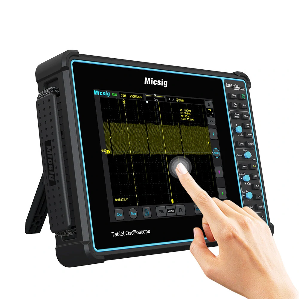 Micsig SATO2002 Automotive Oscilloscope | 200MHz 1GSa/s | 2-Ch Tablet with Wi-Fi & Touch - Image 2
