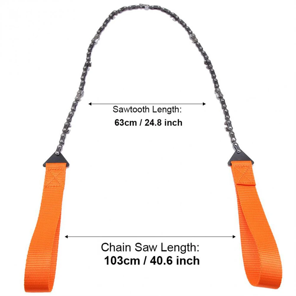 11-Teeth Portable Hand Zipper Saw - 65cm High Strength Survival Tool for Camping & Hiking - Image 5