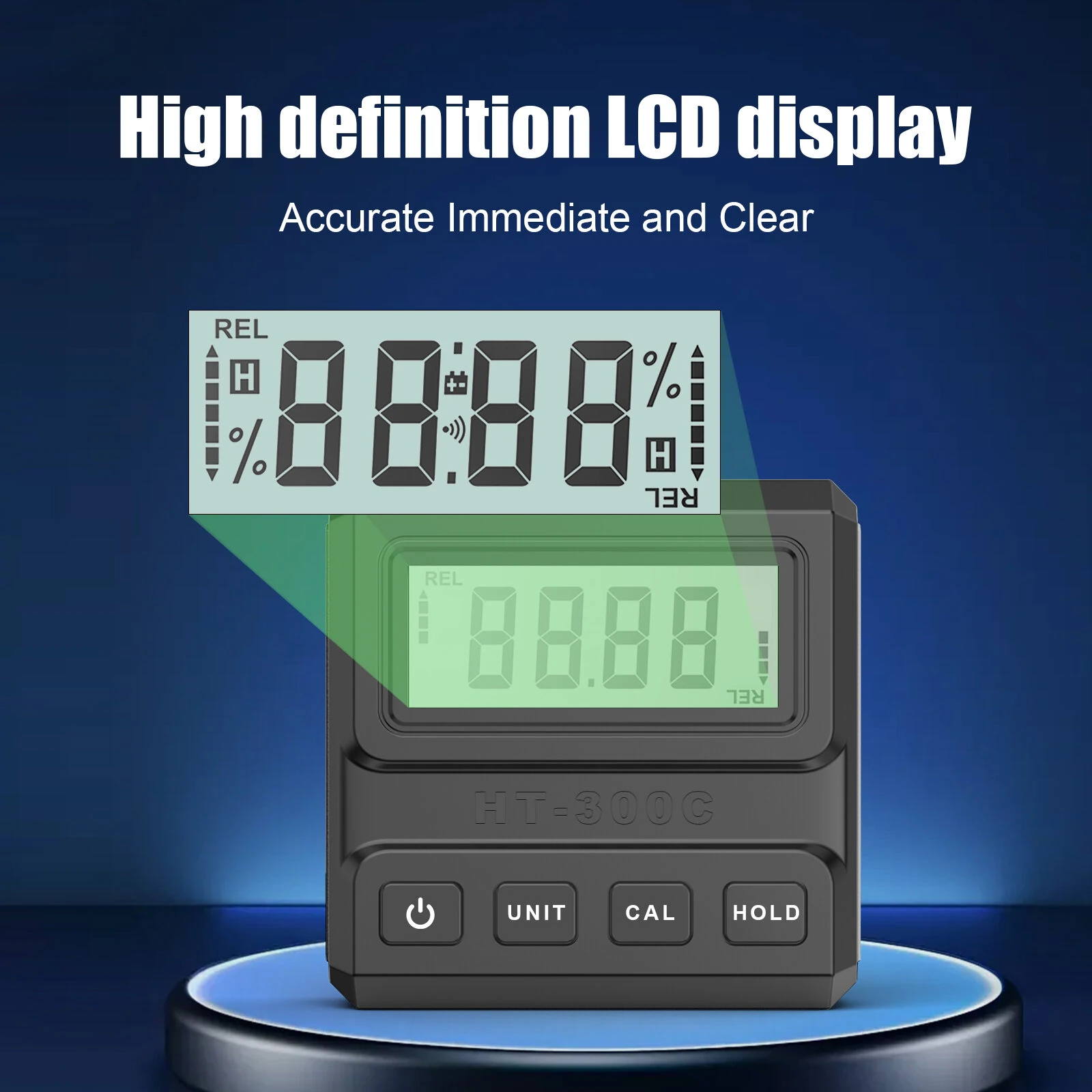 HT-300C Digital Level Inclinometer Protractor | 4x90° Range | Magnetic Base | ±0.1° Accuracy - Image 5