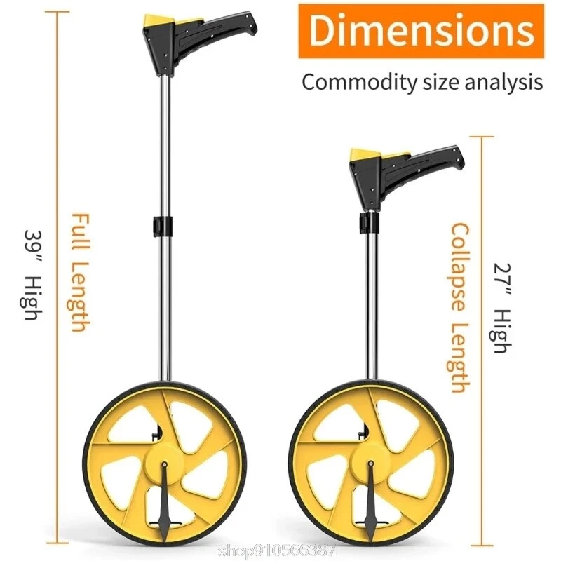 Digital LCD Display Mechanical Measuring Wheel | Electronic Range Finder - Image 2