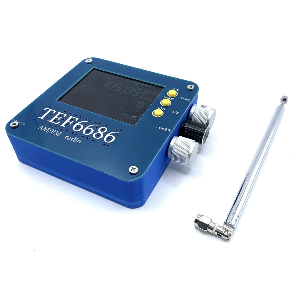TEF6686 Full-Band Radio Receiver - AM FM SW MW LW - Large LCD & Rechargeable - Image 4