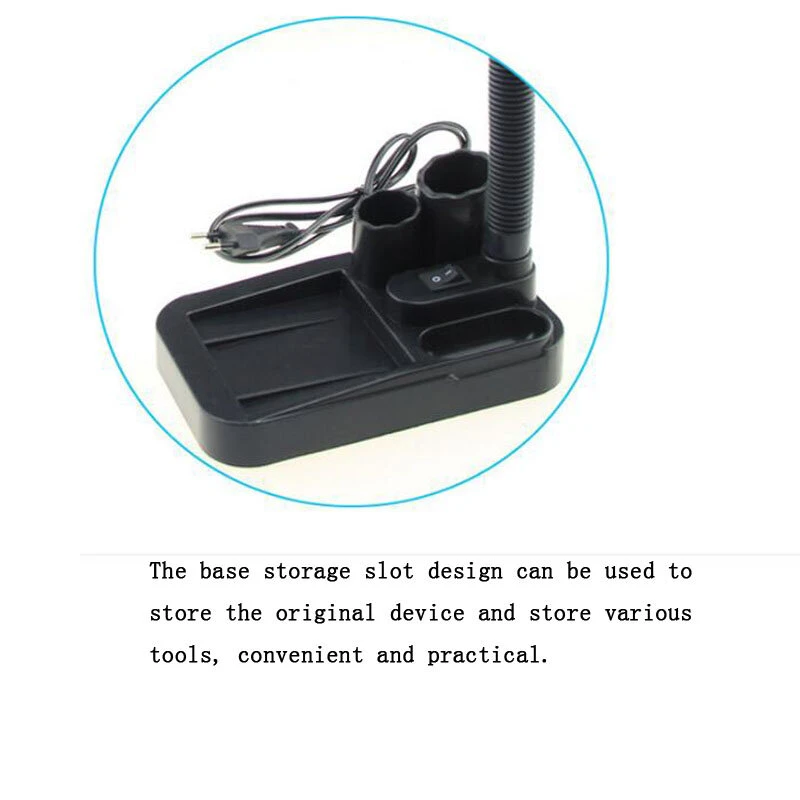 SUNSHINE 5X 10X LED Desktop Magnifier | 40 LED Bracket | 110V/220V Universal Glass Lens - Image 5