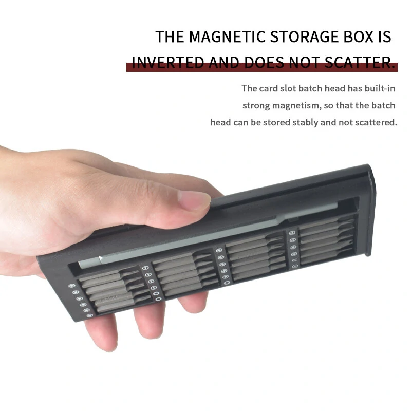 MT-M025 25-in-1 Magnetic Screwdriver Set | Double-Sided Bits & Hand Tools - Image 3