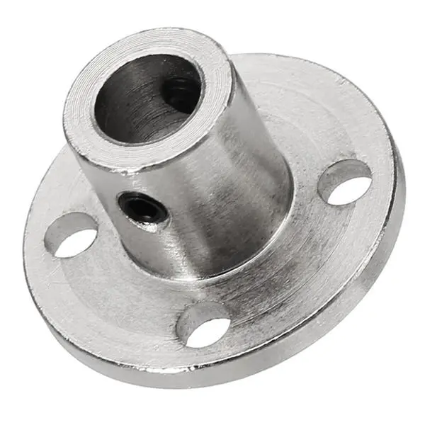 Steel Rigid Flange Plate Shaft Connector | 6mm Flange Coupling Optical Axis Support - Image 2