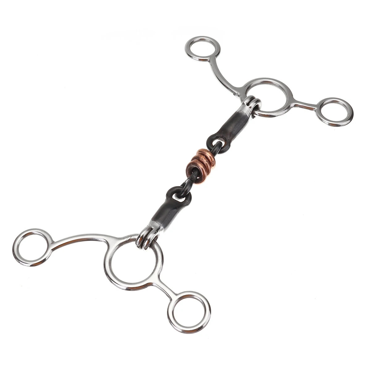 Stainless Steel Horse Mouth Ring Bit - 135mm/145mm Equestrian Snaffle Tool - Image 4
