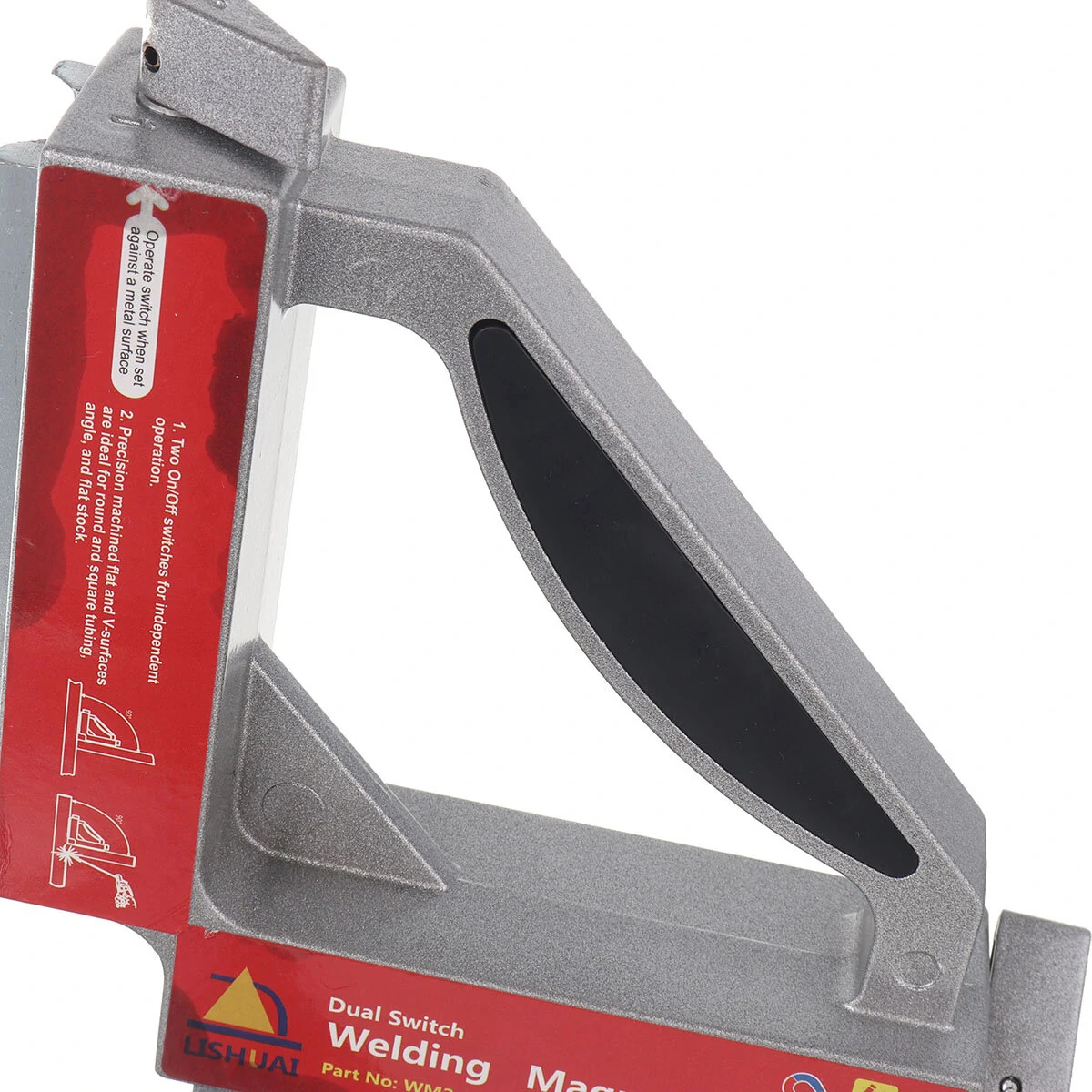 WM2-90S Double Switch Welding Magnet - 50Kg Pulling Force Strong NdFeB Clamp Holder - Image 3