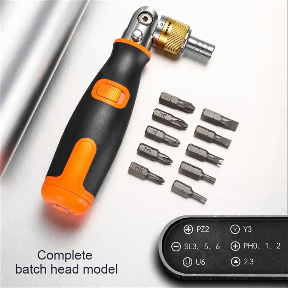 10-in-1 Hidden Blade Ratchet Screwdriver Set | Multi-Angle Multi-Function Kit - Image 3
