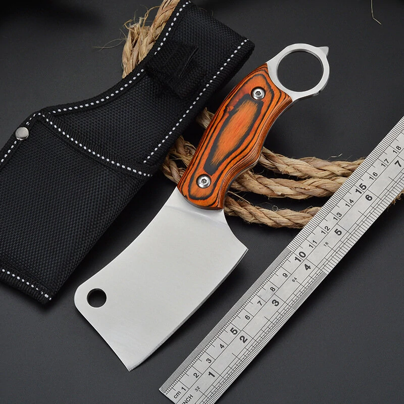 Knifee Survival Knife - 20CM High Hardness Military Tool for Hunting Camping - Image 2