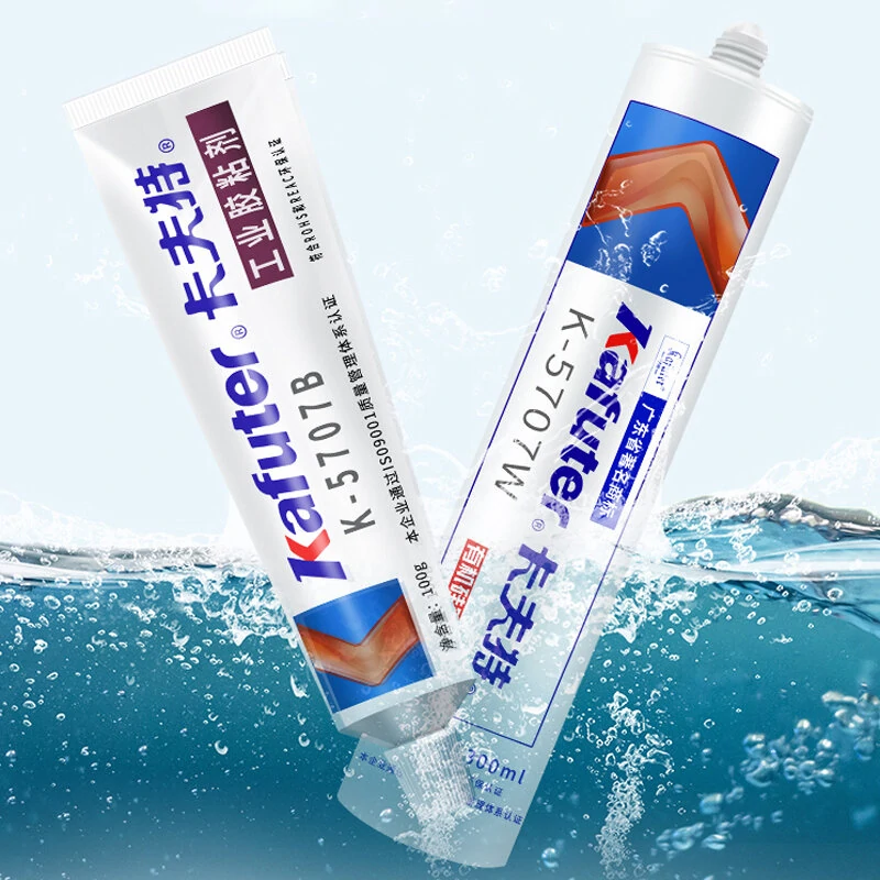 Kafuter K-5707T 100g Transparent Silicone Adhesive | Bonds Rubber Plastic Metal - Image 5