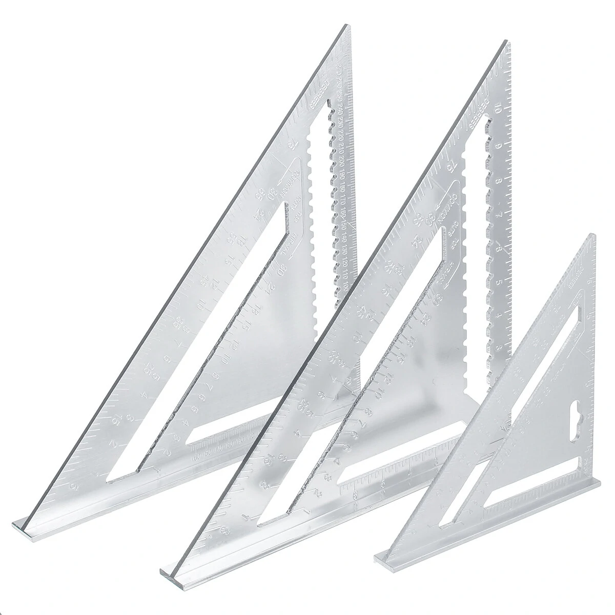 Aluminum Alloy Angle Square Ruler - 7/12 Roofing & Woodworking Tool - Image 2