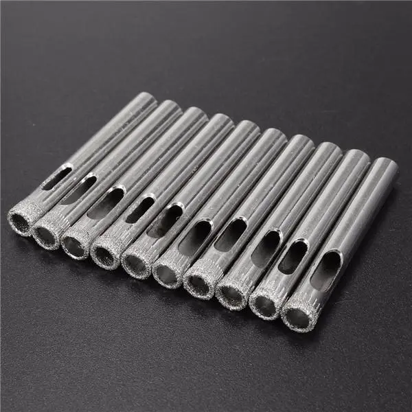 Diamond Hole Saw Drill Bits - 7mm for Glass Ceramic Marble - 10pc Set - Image 2