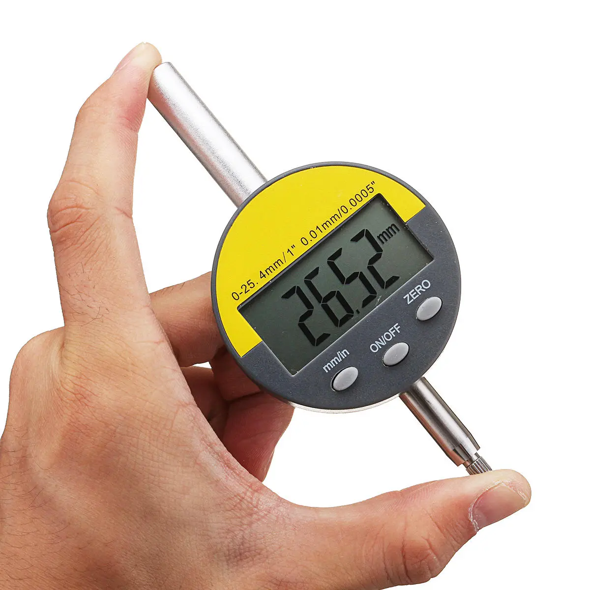 Digital Dial Indicator Gauge - 0-12.7mm/0-25.4mm Precision Tool | mm/inch - Image 3