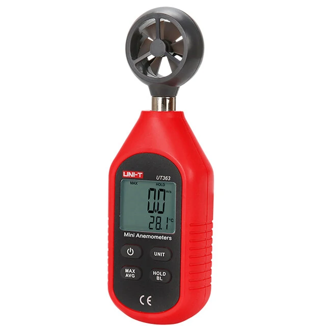 UNI-T UT363 Mini Digital Anemometer - Wind Speed Meter & Temperature Tester - Image 3