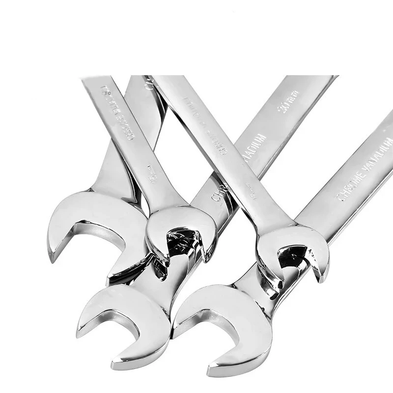 Plum Dual-Purpose Ratchet Wrench Set - 10PCS German Auto Repair Tools - Image 4