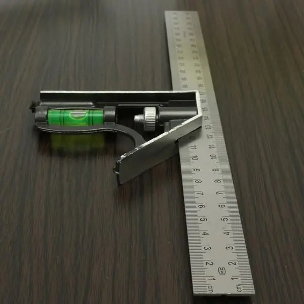 Precise Aluminium Combination Square - DIY Workshop Measuring Tool | Ruler - Image 3