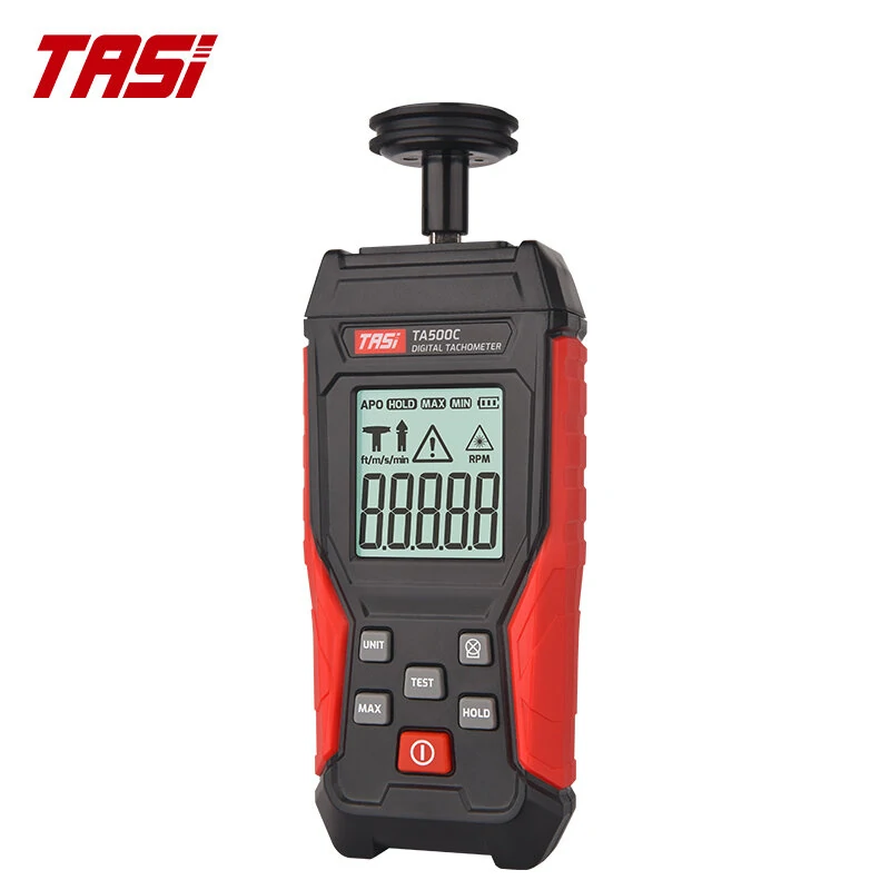 Anson TA500C Professional Laser Tachometer - Digital Contact Speedometer | Fast & Accurate - Image 2